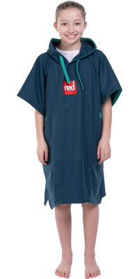 2024 Red Paddle Co Kinder Schnell Dry Wechsel Robe / Poncho 0020090060084 - Blau